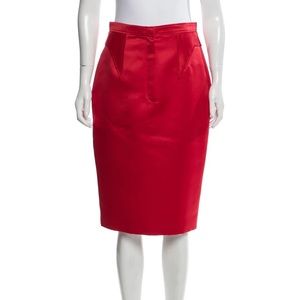 COPY - Givenchy Satin red Skirt Size M